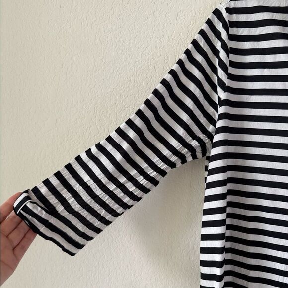 Kate Spade New York Striped Button Down Shirt Dress  Sz S‎ Loungewear Sleep Cozy - Picture 4 of 7